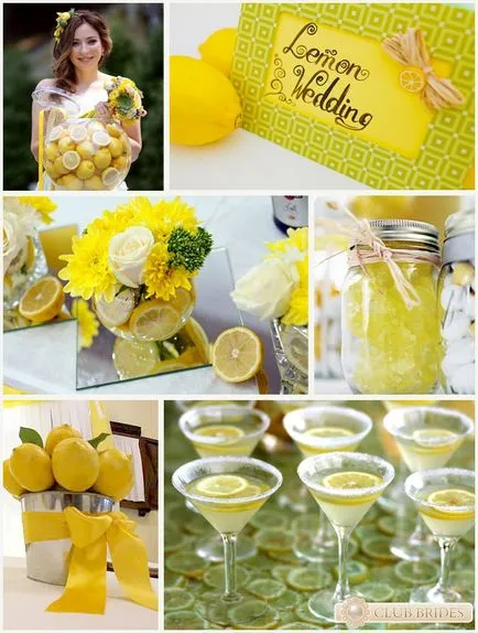 Lemon Сватбени фото дизайнерски идеи