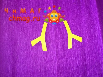 Майсторски клас занаяти с ръцете си Smeshariki Кар-Karych на цветна хартия и диск - шампиони и