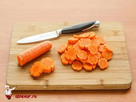 Карвинг - основни типове и методи, розетка от краставица