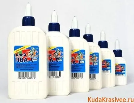 Какво може да бъде залепен фалшиви мигли, ако не се прилага PVA лепило