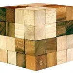 Puzzle - fa kocka kígyó