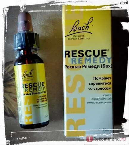 Homeopátia Bach virágok mentési Remedy - „mi lesz, hogy Bach virág, amely megszabadulni a stressztől