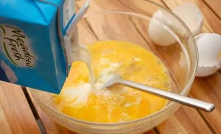 Палачинки с млечна мазнина, стъпка по стъпка рецепти и снимки
