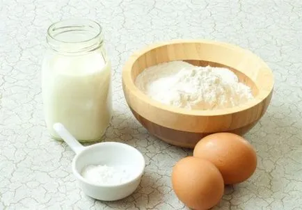 Палачинки с млечна мазнина, стъпка по стъпка рецепти и снимки