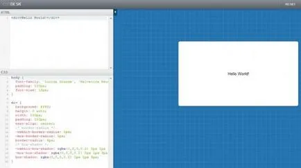 Онлайн редактори CSS, всичко, което трябва да се работи с CSS стилове (нужда) Онлайн редактори CSS, всичко, което трябва да се работи с CSS стилове