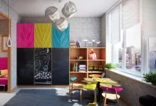 Élet és gyermek egy szobában, hogy a kombináció meleg irodalmi szoba, fotó és design, (nappali és gyermek egy szobában) Élet és gyermek egy szobában, hogy a kombináció meleg irodalmi szoba, fotó és design,