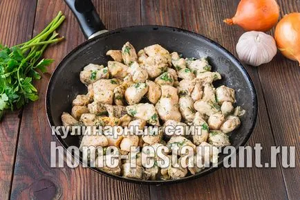 Csirke pörkölt szósszal - a legfinomabb recept!