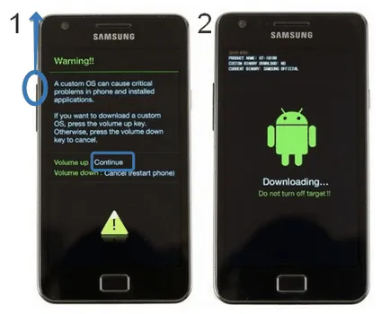 Samsung Android фърмуера чрез Один - андроид 1