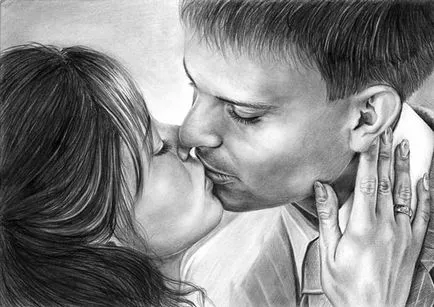 Рисунки с молив обичат
