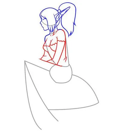Рисуване елф момиче на етапи