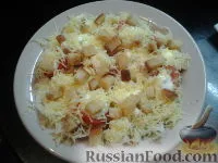 Салата с пиле, салата с крутони, рецепти със снимки 54 рецепта