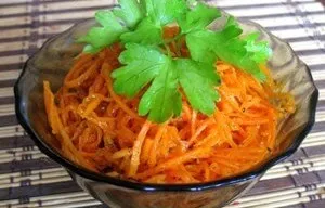 Корейски салата с моркови и пилешки вкусни рецепти