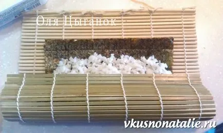 Rolls у дома с краставица и сьомга - рецепта от читател Олга