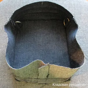 Ние шият мъжки чанти от дънки, килер ръкоделие