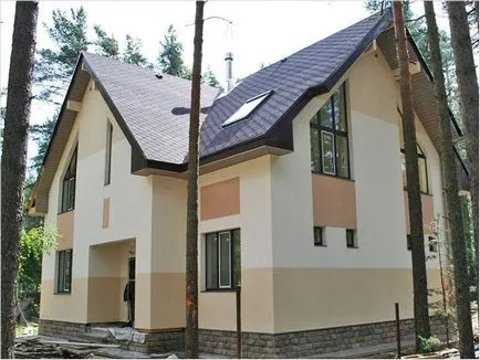 Stucco дом със собствените си ръце фасада - мазач фасада