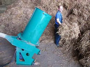 Сламорезачка с ръцете си как да се направи