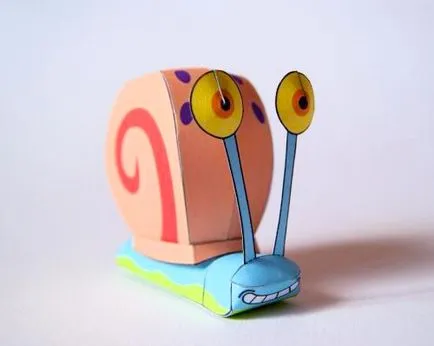 Állatok papírból - Spongyabob saját kezűleg (hogyan Spongya Bob) Állatok papírból - Spongyabob saját kezűleg
