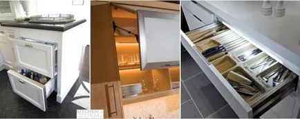 LED светлини кухня - относно избора и инсталирането на свои ръце (снимка)