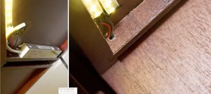 LED светлини кухня - относно избора и инсталирането на свои ръце (снимка)