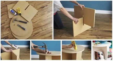 Стол от дърво с ръцете си