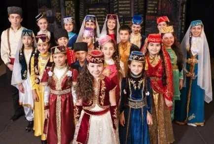 Татар народна носия (51 снимки) жени, деца костюми татари за момичета