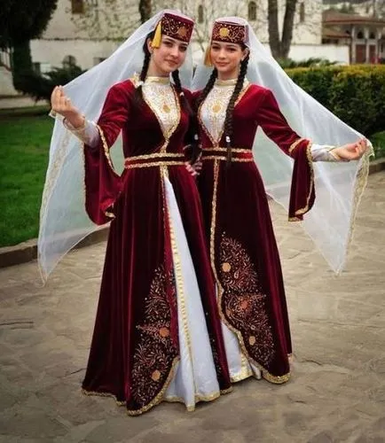 Татар народна носия (51 снимки) жени, деца костюми татари за момичета