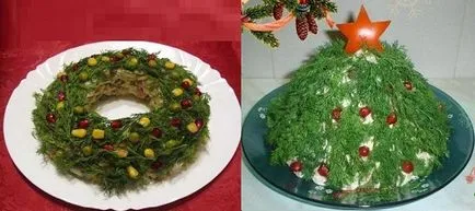 салата декорация