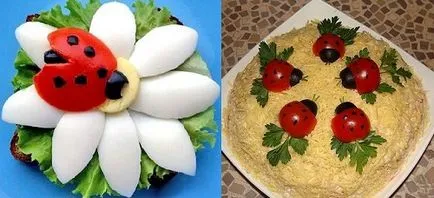 салата декорация