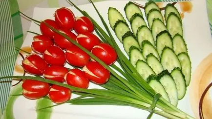 салата декорация