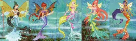 Урок рисуване русалки в стила на Winx