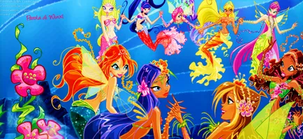 Урок рисуване русалки в стила на Winx