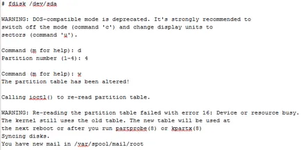 Fdisk полезност в UNIX (Fdisk полезност) Fdisk полезност в UNIX