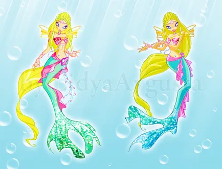 Урок рисуване русалки в стила на Winx