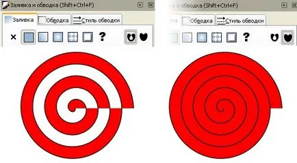 Inkscape - spirál eszköz