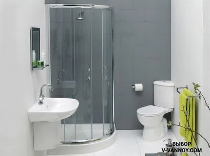Belső fürdő szoba WC-vel - 30 valódi fotók