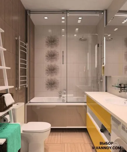 Belső fürdő szoba WC-vel - 30 valódi fotók