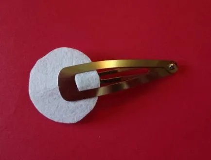 Клип kanzashi собствен ръце майсторски клас за създаване на два слоя с цвете