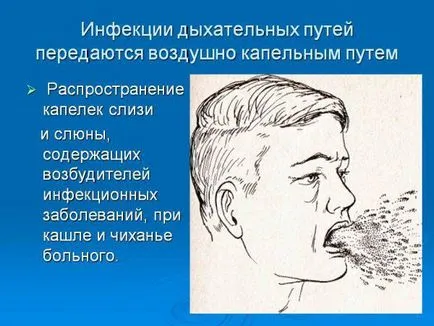 Дали студена заразна на преохлаждането, върху устните на другия човек от въздуха капчици,