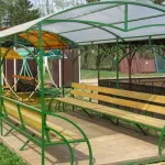 Градински мебели с ръцете си от отпадъчни материали