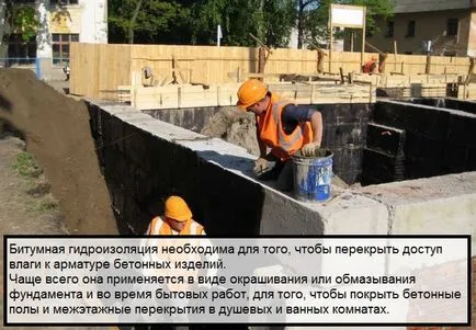 Приложеният битум мастика