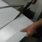 поликарбонат Изрязаният
