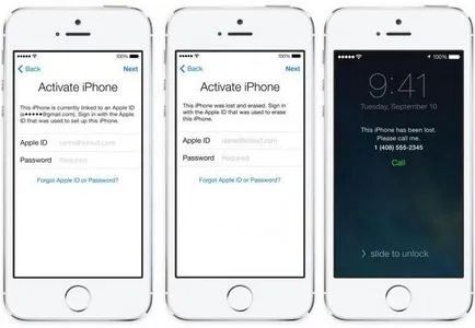 Iphone Lock aktiválás