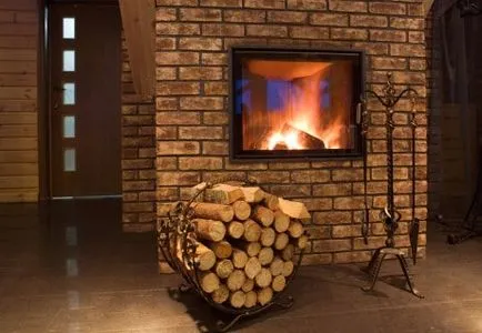 В зачервяване камината