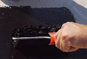 Приложеният битум мастика
