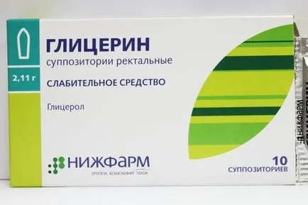 Как да се сложи свещи глицерол
