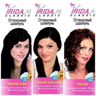 Оцветяване шампоани Ирида Оцветяване шампоани Ирида