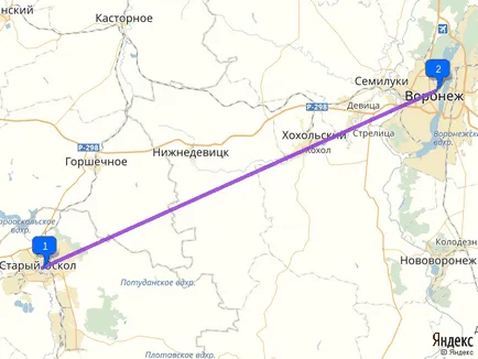 Как да стигнем до Оскол