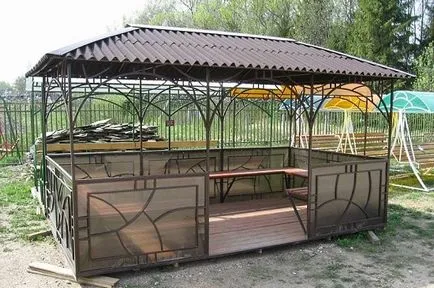 Как да украсят беседката