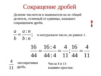 Как да се намали степента на фракции