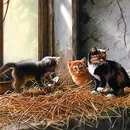 Котка с модел котка